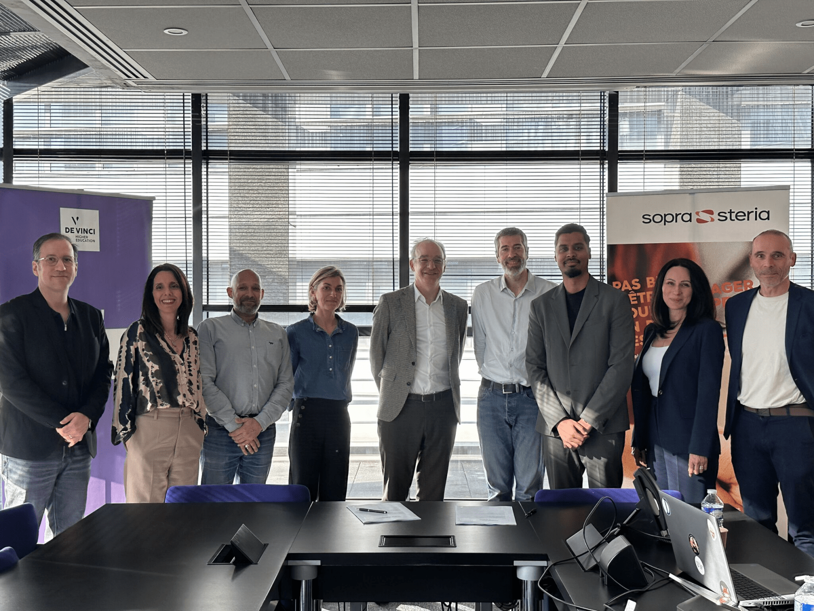 A lasting partnership: Sopra Steria and the Léonard de Vinci Campus strengthen their collaboration