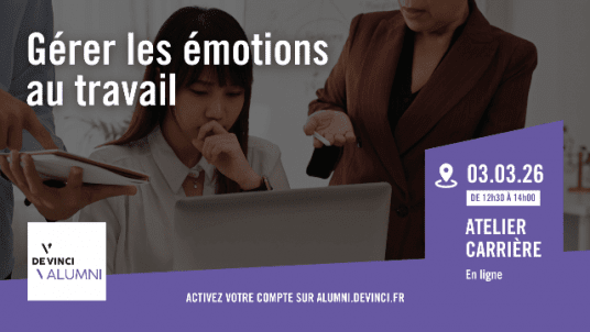 Career workshop: Managing emotions at work (content in french)