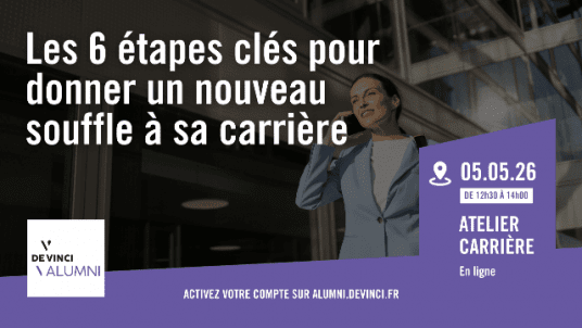 Atelier Carrière | Les 6 étapes clés pour donner un nouveau souffle à sa carrière