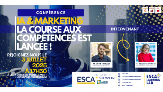 Conférence "IA & Marketing : la course aux compétences est lancée ! "