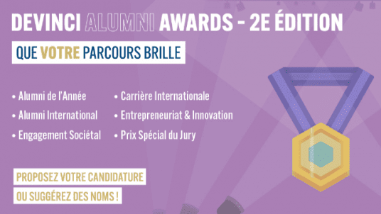 Candidature ouvertes pour les Devinci Alumni Awards