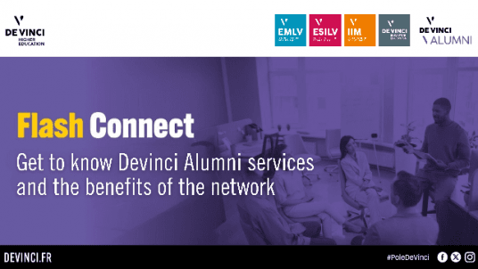 Flash Connect | Your network, your privileges: discover Devinci Alumni services
