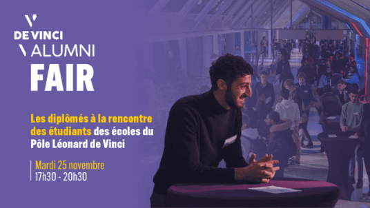 Alumni Fair 2025 : LE rendez-vous annuel des diplômés et étudiants du Pôle Léonard de Vinci