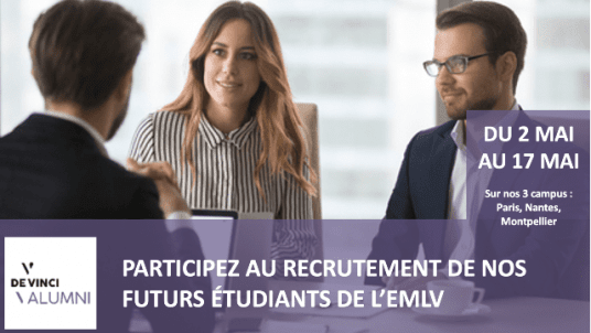 Recrutement des alumni EMLV pour être membre des jury de selection aux concours Sesame 