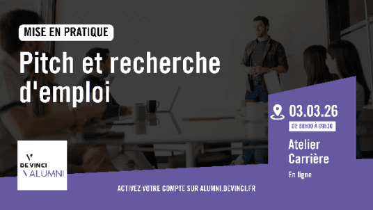 Atelier Carrière | Pitch et recherche d'emploi